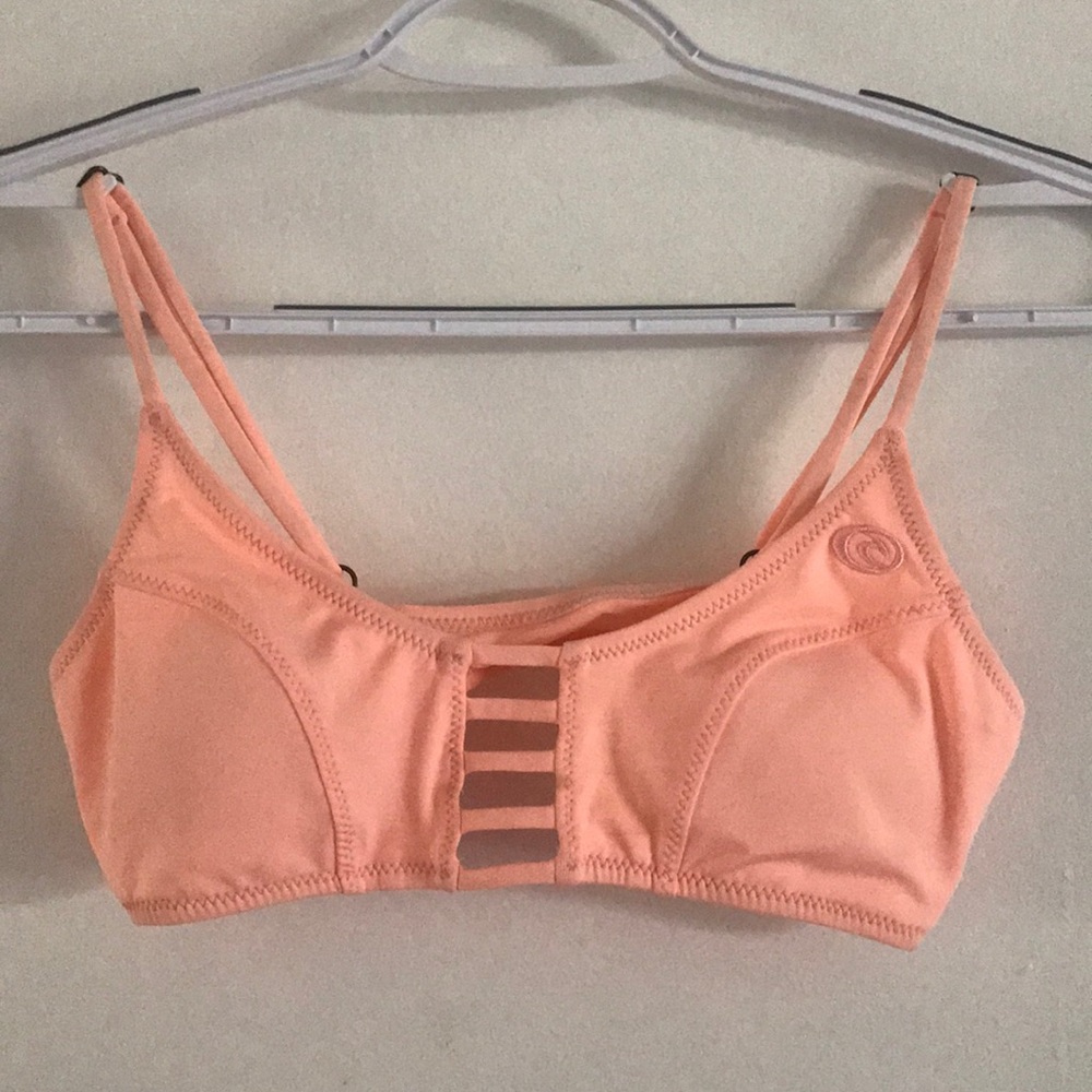 XS bikini top peach color